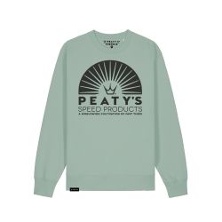 PEATYS PEATY'S PUBWEAR CREW MIKINA - DAWN RAID / ALOE (PPW-26-CRW-RAID-ALO)