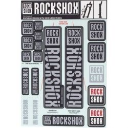 SRAM ROCK SHOX 11.4318.003.522 - ROCKSHOX DECAL KIT 35MM DC POLAR GREY