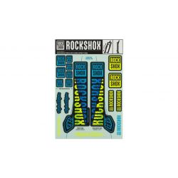 SRAM ROCK SHOX 00.4318.021.002 - ROCKSHOX DECAL KIT TLD 35MM BLUE/YELLOW