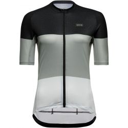 GORE Spirit Stripes Jersey Womens black / lab grey 36