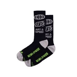 Troy Lee Designs TLD PONOŽKY PERFORMANCE WORLDWIDE BLACK (85314800)