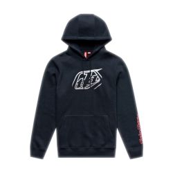 Troy Lee Designs TLD MIKINA BADGE BLACK / GRAY (73156803)