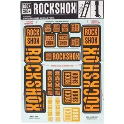 SRAM ROCK SHOX 11.4318.003.517 - ROCKSHOX DECAL KIT 35MM DC NE02 ORANGE