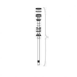 SRAM ROCK SHOX 11.4018.111.037 - ROCKSHOX AIR SHAFT SID 35 DB+ 29 100 D1