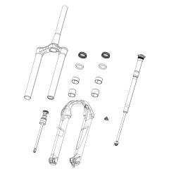 SRAM ROCK SHOX 11.4018.111.065 - SRAM RS AIR SHAFT RDY XL SA 27C 60MM