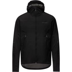 GORE FERNFLOW Hooded Windbreaker Mens black M