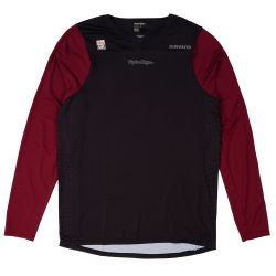 TLD DRES S DLOUHÝM RUKÁVEM SKYLINE TROY LEE DESIGNS X SRAM RADIOSCAPE BLK / BERRY (34195500)