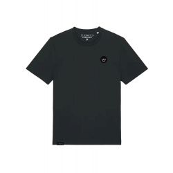 PEATYS PEATY'S PUBWEAR TRIKO S KRÁTKÝM RUKÁVEM EMBROIDERED CROWN / BLACK (PPW-25-TEE-CWN-BLK)