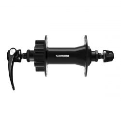 SHIMANO Náboj predný HB-QB400 32d. R.U. čierny 6 dier. kotúč