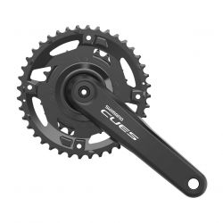 SHIMANO Stred Cues FC-U4010 175mm 40/26z. 9/10/11-k. čierny dvojdielny  bez ložísk