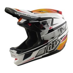 Troy Lee Designs TLD HELMA D4 COMPOSITE MIPS LINED UP WHITE (14002500)