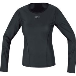 GORE M Women WS Base Layer Long Sleeve Shirt-black-34