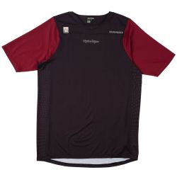 TLD DRES S KRÁTKÝM RUKÁVEM SKYLINE TROY LEE DESIGNS X SRAM RADIOSCAPE BLK / BERRY (31995500)