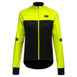 GORE Phantom WINDSTOPPER® Jacket Womens black / neon yellow S