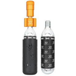 PEATYS PEATY'S HOLESHOT CO2 PUMPA + BOMBIČKY 2 KS - ROAD & GRAVEL (16G) - MANGO (PPR-HTI-RAG-MNG-12)