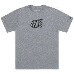 Troy Lee Designs TLD TRIKO S KRÁTKÝM RUKÁVEM BADGE GRAY HEATHER (70156808)