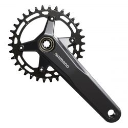 SHIMANO Stred FC-MT520 175mm 34z. 12-k. dvojdielny čierny bez ložísk