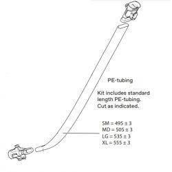 CANNONDALE díly na kola CANNONDALE SCALPEL CABLE TUBING+TIE (K32024)
