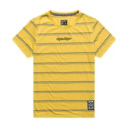 Troy Lee Designs TLD DÁMSKÝ DRES S KRÁTKÝM RUKÁVEM LILIUM RIDE TEE CHECKED OUT BUTTER (37501601)