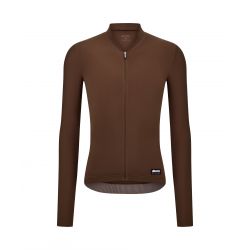 Unisex dres s dlhým rukávom SANTINI RTR Chocolate - XL