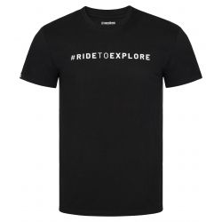 Triko PELLS Journey s logem #RIDETOEXPLORE Black