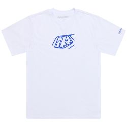 Troy Lee Designs TLD TRIKO S KRÁTKÝM RUKÁVEM BADGE WHITE (70156809)