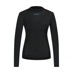 SHIMANO Tričko dámske VERTEX PRIMA LONG BASE LAYER čierne /Vel:XL