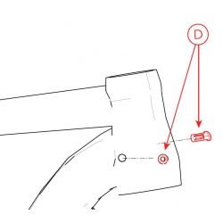 CANNONDALE díly na kola CANNONDALE TRAIL 2018+ HEAD TUBE CABLE GUIDES (K32068)