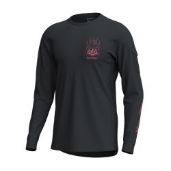 Troy Lee Designs TLD PÁNSKÝ DRES S DLOUHÝM RUKÁVEM RUCKUS RIDE TEE EMBER CARBON (37142100)