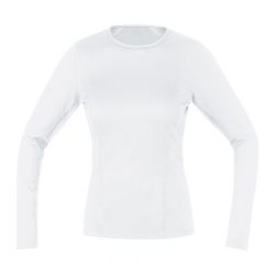 GORE M Women Base Layer Long Sleeve Shirt white XS