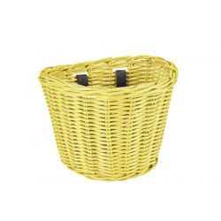 Košík predný ratanový malý so sponkami - Pineapple Yellow - ELECTRA-Pineapple Yellow