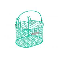Košík predný s háčikmi Honeycomb - Mint Green - ELECTRA-Mint Green