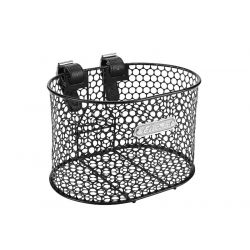 Košík predný Honeycomb s popruhmi - Black - ELECTRA-Black