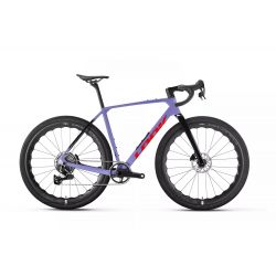 LOOK G85 Cezal Speckled Purple/Neon Red Sram Force XLPR AXS Fulcrum Soniq