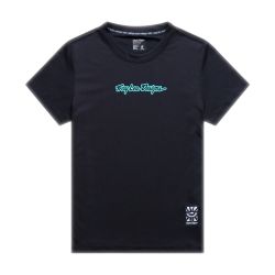 Troy Lee Designs TLD DÁMSKÝ DRES S KRÁTKÝM RUKÁVEM LILIUM RIDE TEE SIGNATURE BLACK (37507200)