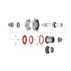 SRAM ZIPP 11.2018.035.000 - ZIPP CLUTCH ASSY WITH SEAL REAR COGNITION NSW