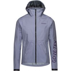 GORE LUPRA GORE-TEX Hooded Logo Jacket Mens amethyst grey/purple indigo L