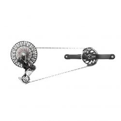 00.7918.412.001 - SRAM GS XX EAGLE TRANSMISSION AXS 170 TT D2