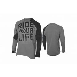 Enduro dres KELLYS RIDE YOUR LIFE krátky rukáv gre