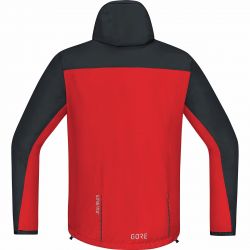 GORE C3 GTX Paclite Hooded Jacket-red/black-M