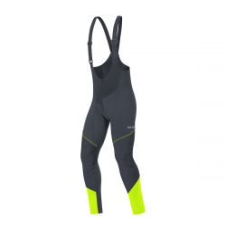 GORE C3 Women WS Bib Tights+-black/neon yellow-38