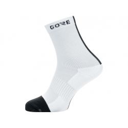 GORE M Mid Socks-white/black-41/43