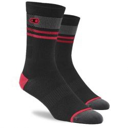 CRANKBROTHERS Icon MTB Sock-black/red/grey L/XL