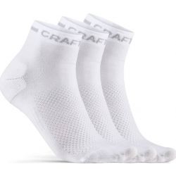 Ponožky CRAFT CORE Dry Mid 3p L 43-45 white