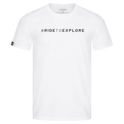 Triko PELLS Journey s logem #RIDETOEXPLORE White