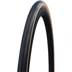 SCHWALBE Plášť ONE 700x25C (25-622) 67EPI 245g Perf RaceGuard Addix hnedý bok skladací