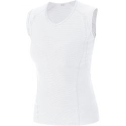 GORE M Women Base Layer Sleeveless Shirt white L