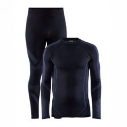 Pán.funkčný Set CRAFT CORE Dry Fuseknit čierny