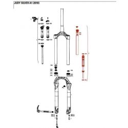SRAM ROCK SHOX 11.4018.010.231 - ROCKSHOX SPRING INT LEFT SA JUDYS 30S TP.8 80-120