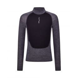 Funkční triko SANTINI Power Shield RPM Wool Black - XS